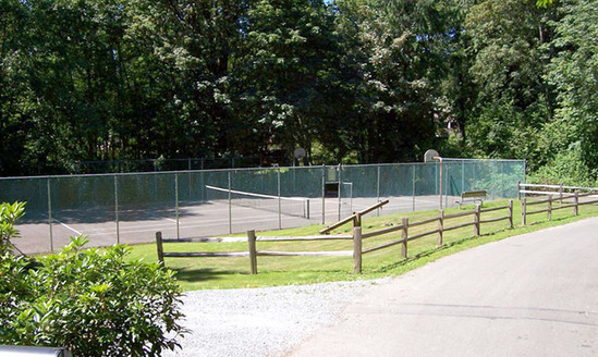 Raft Island Tennis Court